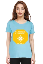 Affordable and Clean Energy – Goal 7 Sustainable Development T-Shirt for Women