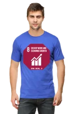 Decent Work and Economic Growth – Goal 8 Sustainable Development T-Shirt for Men