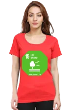 Life on Land – Goal 15 Sustainable Development T-Shirt for Women