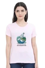 Women’s Organic Tee – Beat Plastic in Style | Eco Edition 2025