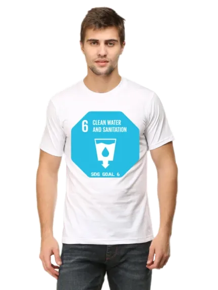 Clean Water for All – SDG Goal 6 Sustainable Development Men’s T-Shirt