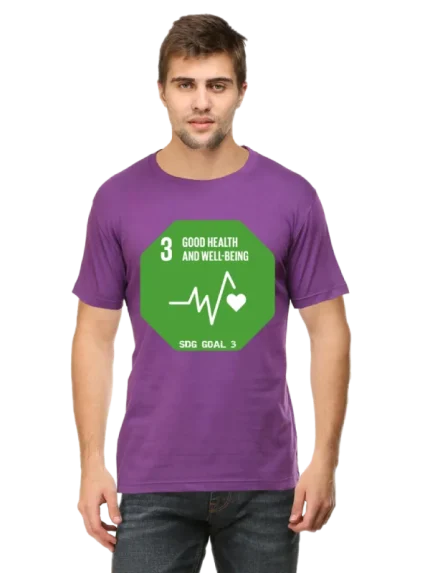 Good Health and Well-Being – Goal 3 Sustainable Development T-Shirt for Men