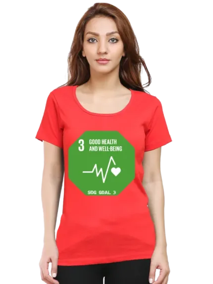 Good Health and Well-Being – Goal 3 Sustainable Development T-Shirt for Women