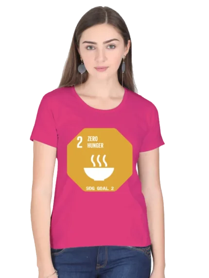 Zero Hunger – Goal 2 Sustainable Development T-Shirt for Women