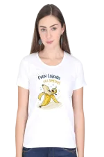 Even Legends Fall Sometimes – Funny Meme T-Shirt for Women