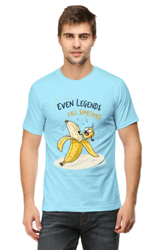 Lelo Bhai 35 Even Legends Fall Sometimes – Funny Meme T-Shirt for Men