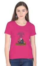 Waiting for Motivation Since 2001 T-Shirt – Sarcastic Skeleton Chai Tee for Women