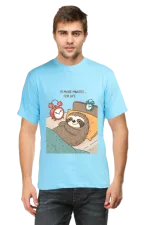 Lazy Sloth T-Shirt for Men – “5 More Minutes… For Life” Meme Graphic Tee