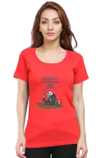 Waiting for Motivation Since 2001 T-Shirt – Sarcastic Skeleton Chai Tee for Women