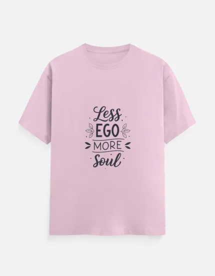 Less Ego, More Soul – Mindful Quote Unisex Classic Crew T-Shirt
